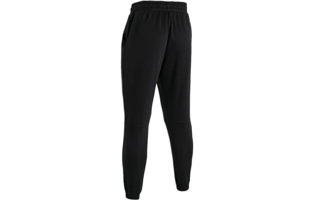 Under Armour Project Rock Black Adam Rival Fleece Pants 'Black Yellow' 1377750-001