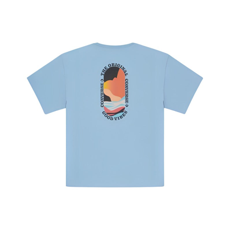 Converse Sunset T-Shirt 'True Sky' 10027154-A03