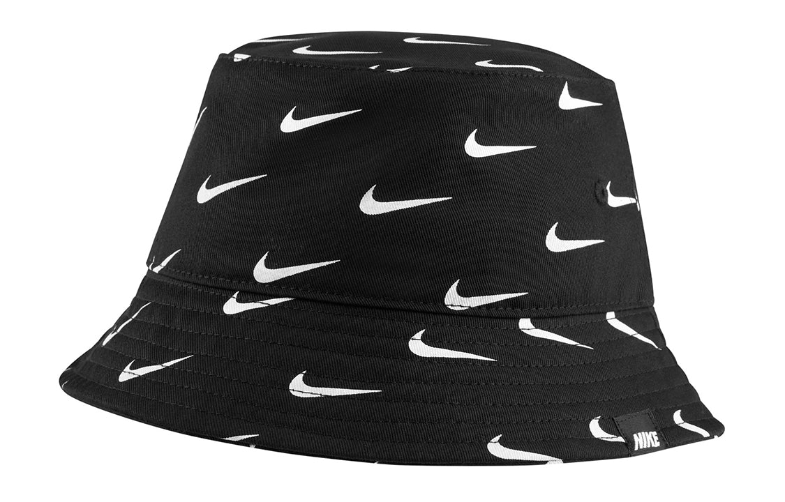 (PS) Nike Swoosh Print Bucket Hat 'Black' DV5358-010