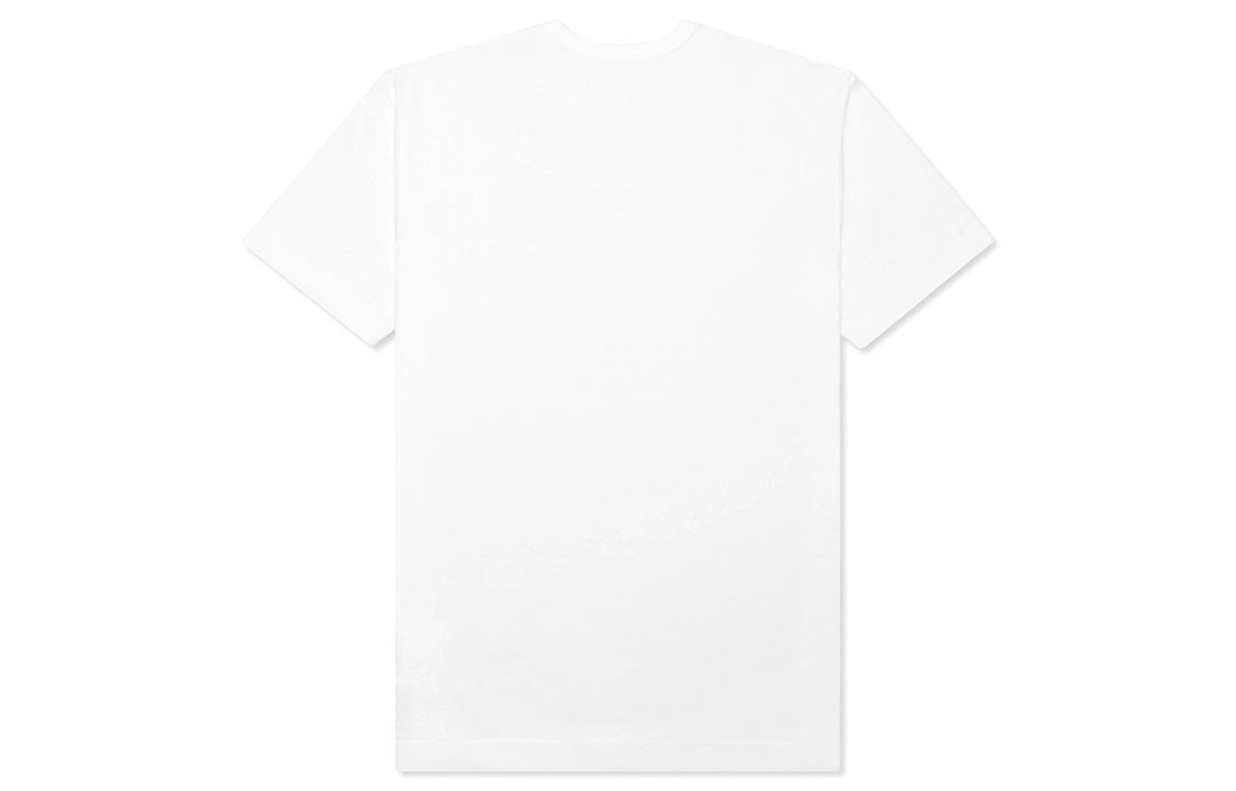 (WMNS) COMME des GARCONS PLAY Outlined Heart Logo Tee 'White Green' AZ-T103-051-1