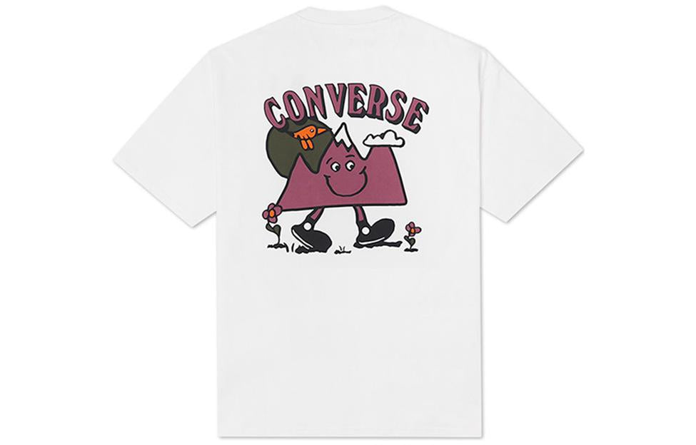 Converse Moving Mountains Short Sleeve T-Shirt 'White' 10022040-A02