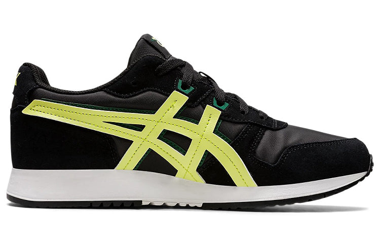 ASICS Unisex Lyte Classic Comfortable Running Shoes Black/Green 1201A302-001