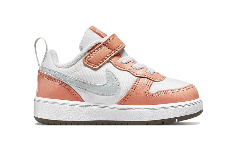 (TD) Nike Court Borough Low 2 'White Light Madder Root' DM1218-100