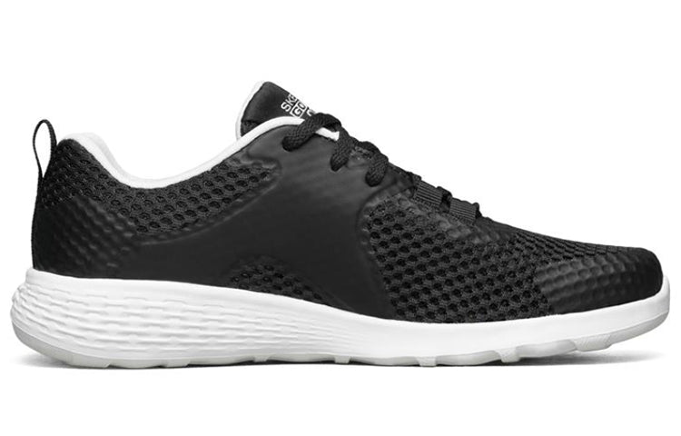 (WMNS) Skechers Go Walk Cool Sports Shoes Black/White 667081-BKW