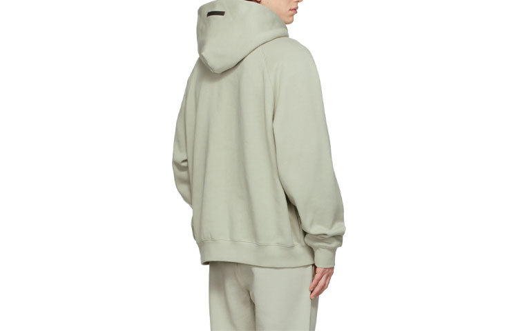 Fear of God Essentials FW21 Pullover Hoodie 'Green Concrete' FOG-FW21-107