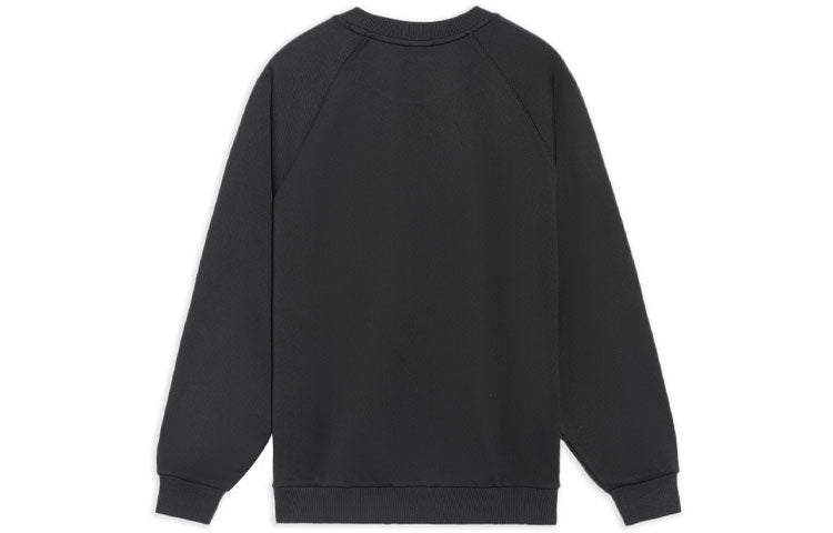 Li-Ning Logo Loose Sports Round Neck Pullover 'Black' AWDS234-1