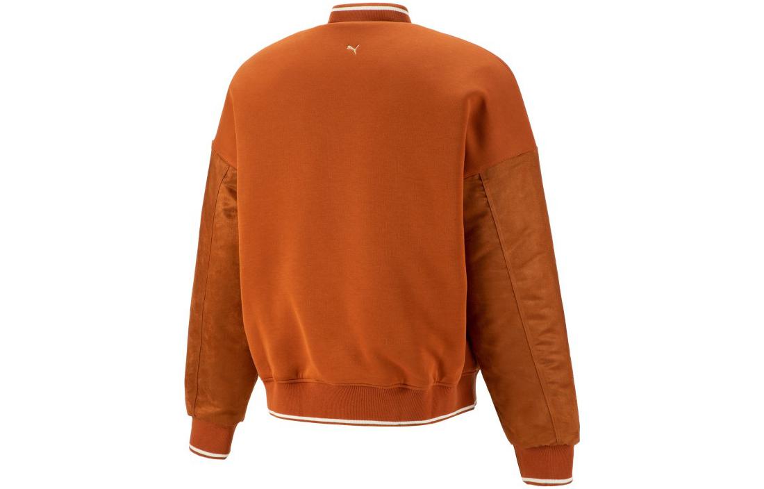 PUMA Select MMQ Baseball Jacket 'Brown' 539587-74