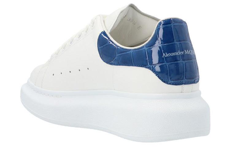 (WMNS) Alexander McQueen Oversized Sneaker 'Indigo Croc' 553770WHXMY9553