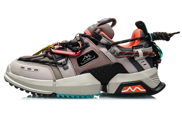 (WMNS) Li-Ning Titan GTX 'White Brown' AGLQ138-2