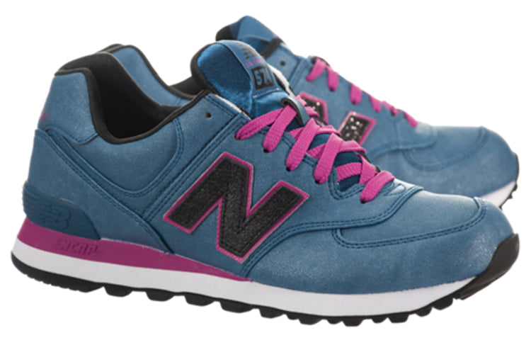 (WMNS) New Balance 574 Series Sneakers 'Blue Rose Red' WL574MBR