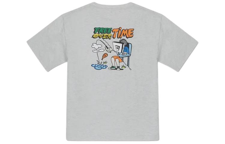 Converse Summer Fishing T-Shirt 'Grey' 10027222-A02