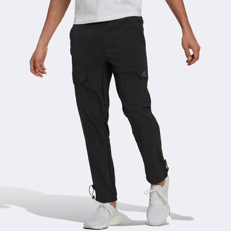 Men's adidas X-City Pant Solid Color Casual Straight Sports Pants/Trousers/Joggers Black HK4477
