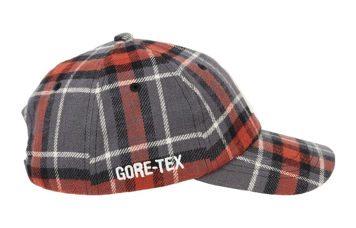 Palace Gore-Tex Plaid 6-Panel Cap 'Red' P23H183