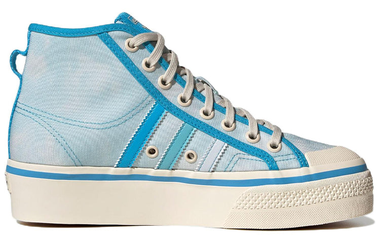 (WMNS) حذاء adidas Nizza Platform Mid 'Almost Blue Pantone' GX4604