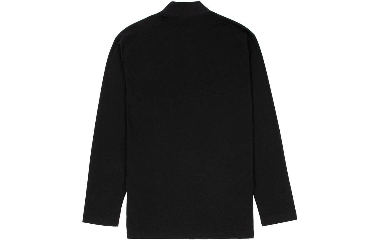Men's Y-3 Solid Color Casual Long Sleeves Black GK4497