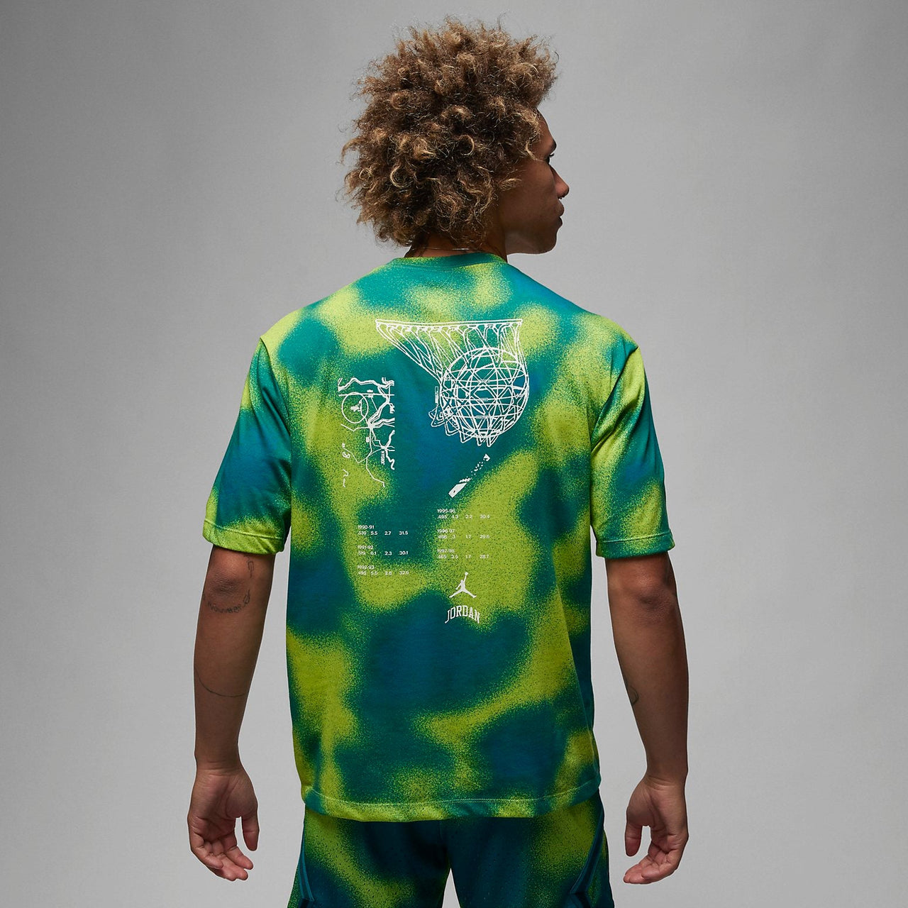 Air Jordan Sport Graphic T-Shirt 'Mardi Gras Pine Green' FB7448-441