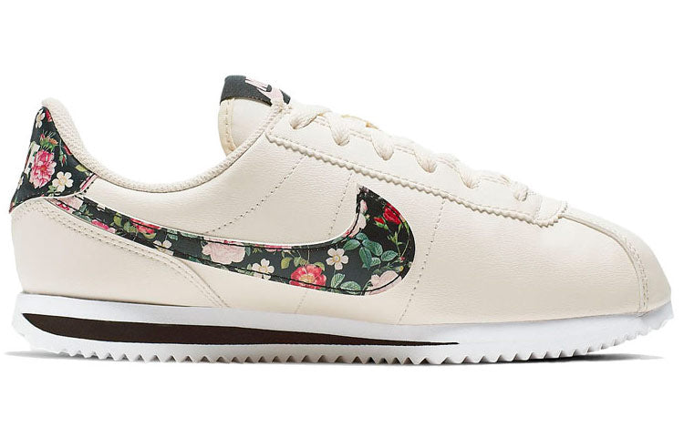 (GS) Nike Cortez Basic Vintage Floral 'Pale Ivory' BQ5297-100