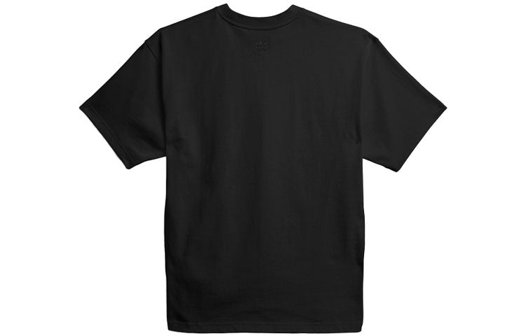 adidas x Pharrell Basics Short-sleeved Embroidered T-Shirt 'Black' GM1958