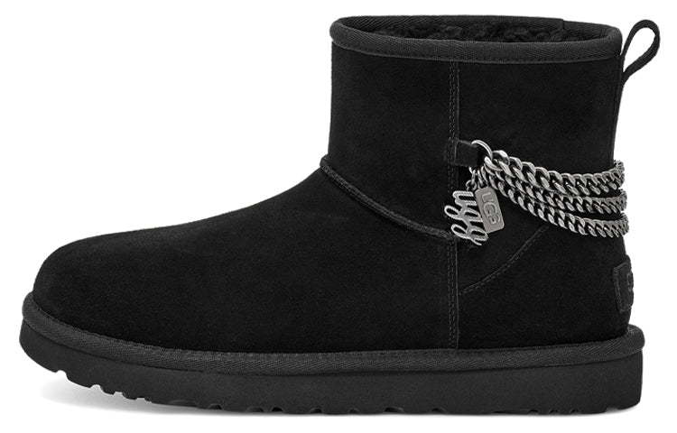 (WMNS) UGG Classic Mini Chains 'Black' 1123668-BLK