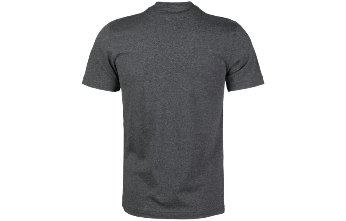 adidas Large Logo Athleisure Casual Sports Short Sleeve Gray DI0291
