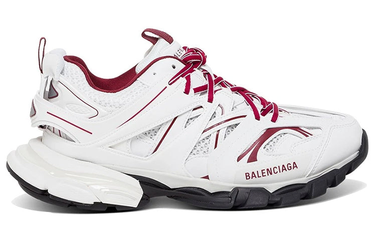 Balenciaga Track Sneaker 'White Burgundy' 542023W3AD19066