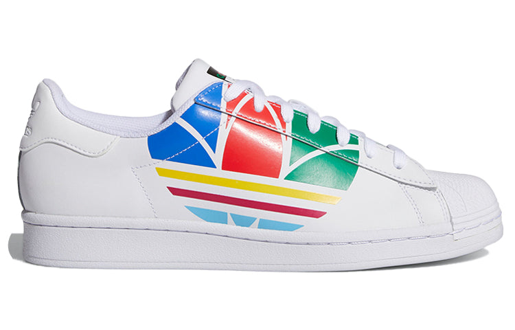 adidas Superstar Pure 'Colorful Trefoil - Cloud White' FU9519