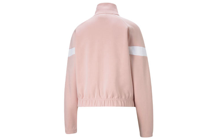(WMNS) PUMA Pi Dblknit Logo Printing Jacket Pink 531347-15