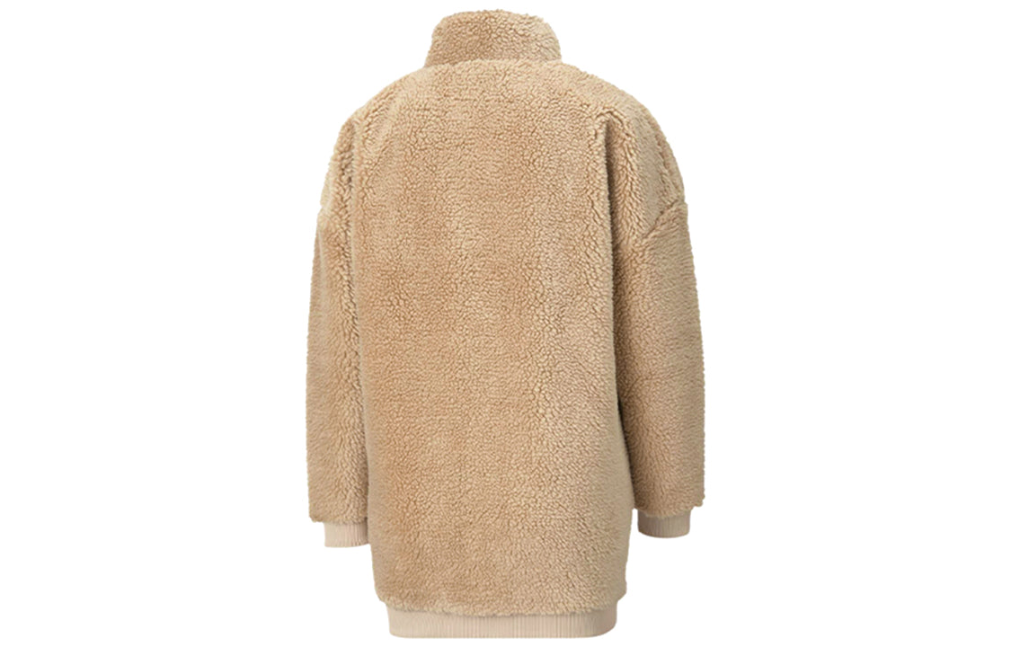(WMNS) PUMA Interstellar Teddy Jacket 'Beige' 530293-12