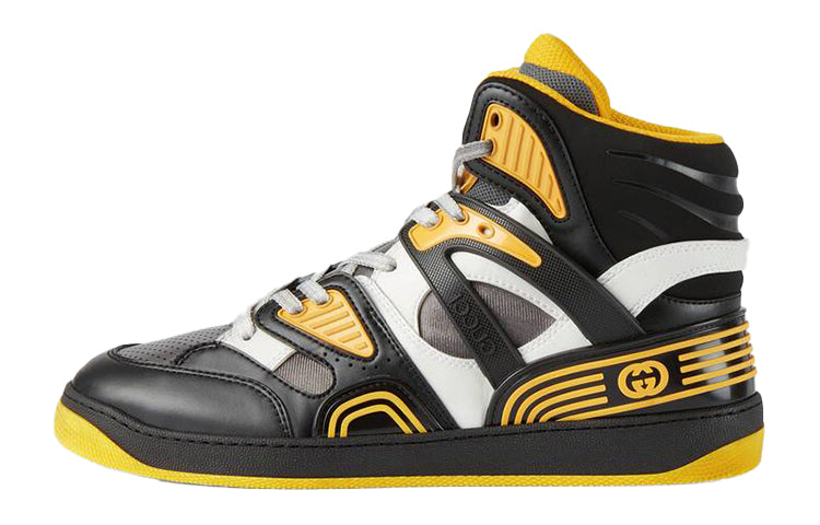 Gucci Basket High 'Black Demetra Yellow' 661308-2SH90-1098