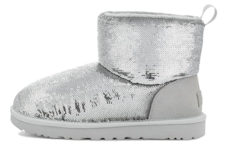 (WMNS) UGG Classic Mini Boot 'Mirror Ball Silver' 1151291-SLVR