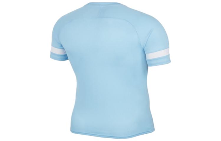 Nike Logo Stripe Sleeves Tee 'Pastel Blue' CW6102-499