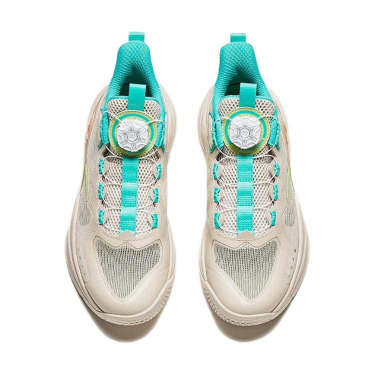 (GS) ANTA Klay Thompson Basketball Shoes 'Beige Teal' A312421107-4