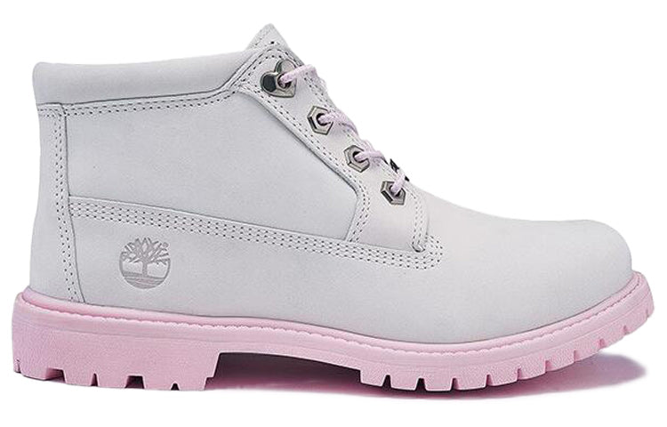 (WMNS) Timberland Womens Nellie Chukka Double Waterproof Boot 'Grey Pink' A28H7