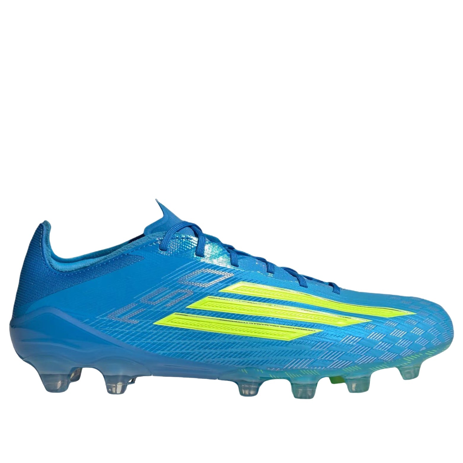 adidas F50 ELITE HG/AG 'Lucid Ray Blue Team Solar Yellow 2 Lucid Aquamarine' JR6465