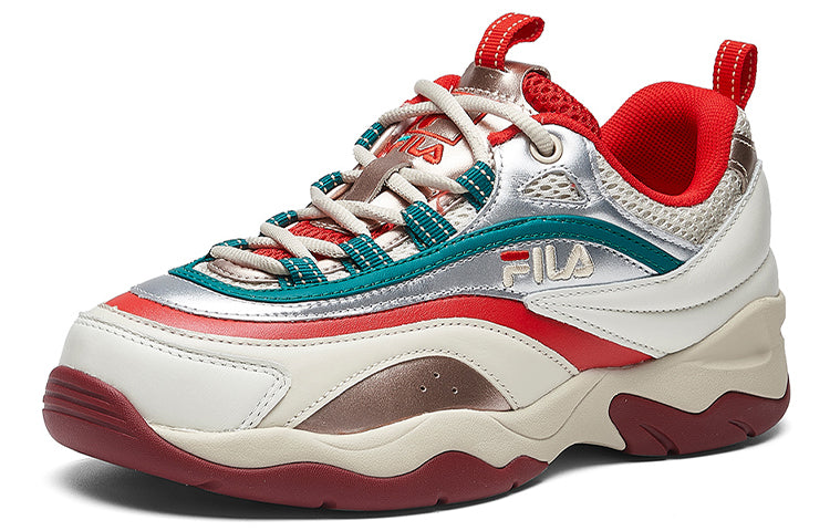 (WMNS) FILA Ray VNTGLow Running Shoes GS White/Silver F12W011104FWS