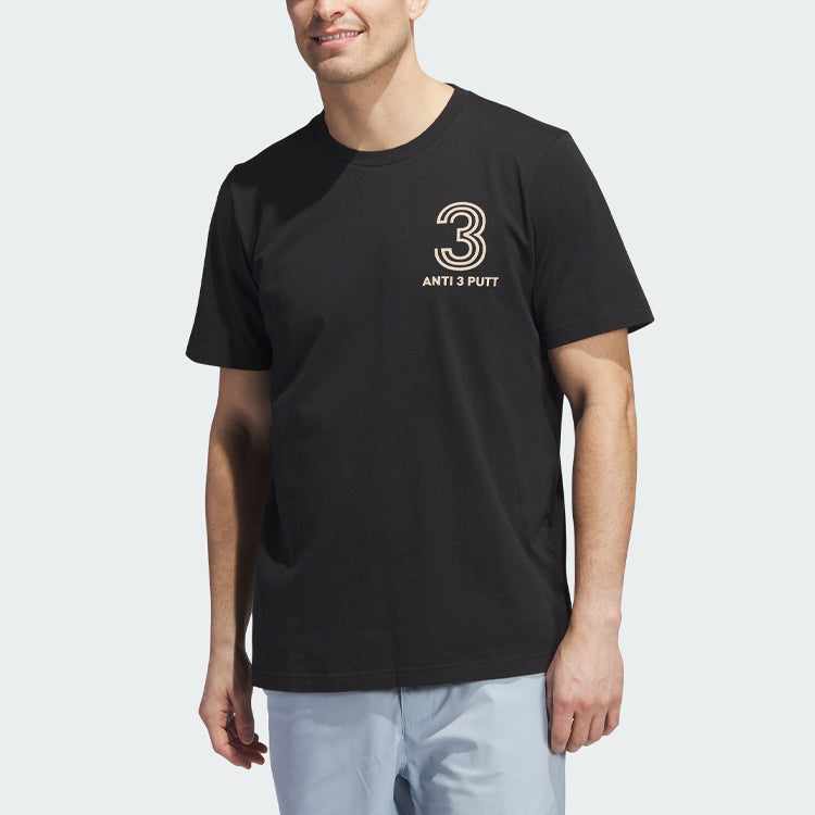 adidas Adicross Anti 3 Putt Golf T-shirt 'Black' HZ3232