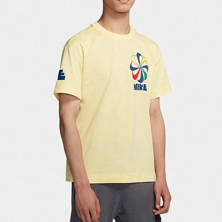 Nike Sportswear Vintage Printed TEE Men Yellow BV7632-746