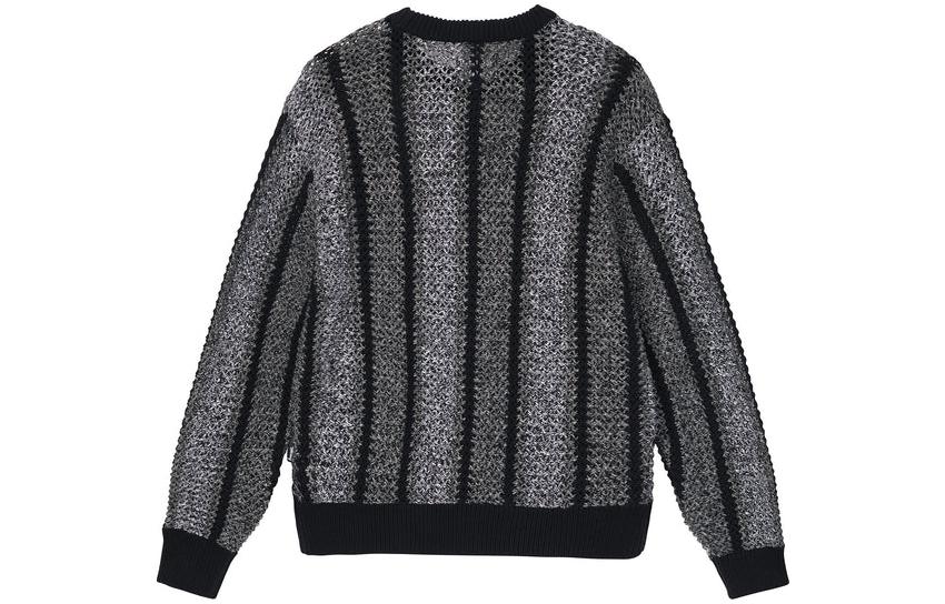 Stussy Baja Loose Gauge Sweater 'Grey' 117148