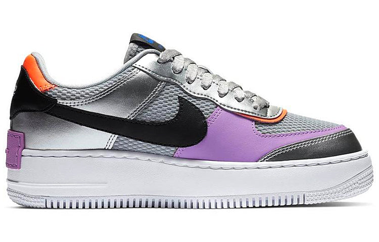 (WMNS) Nike Air Force 1 Shadow 'Metallic Silver' CW6030-001