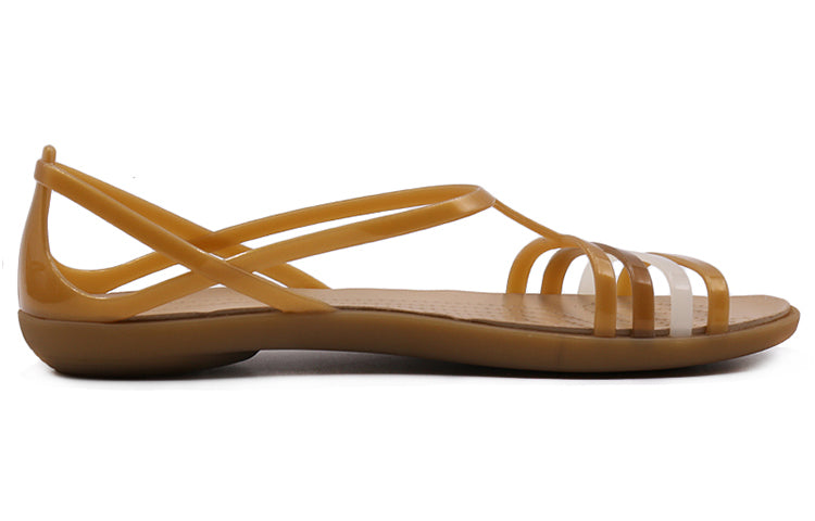 (WMNS) Crocs Gold Color Sandals 'Gold' 202465-276