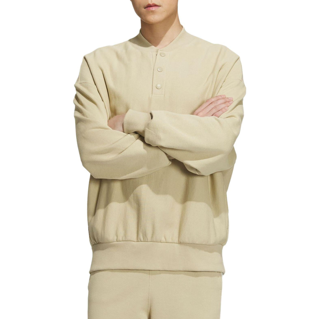 adidas Originals x Notitle Crew Sweatshir 'Tan' IN1096