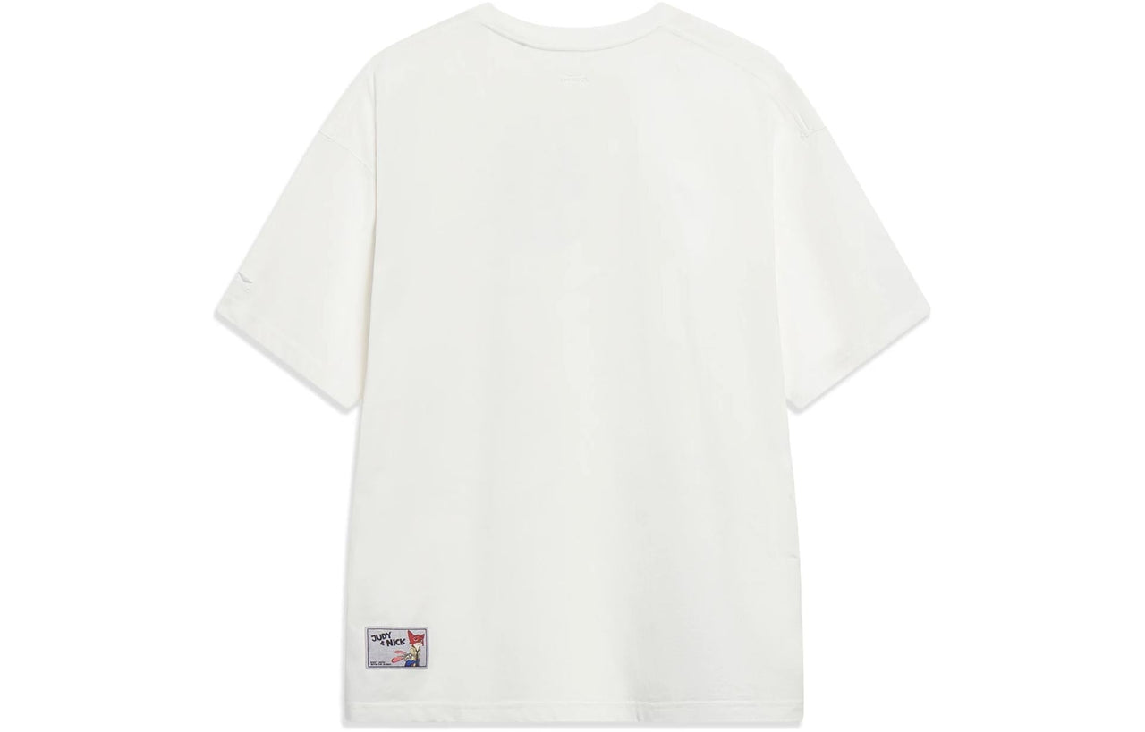 Li-Ning x Disney Zootopia Graphic T-shirt 'White' AHST271-4