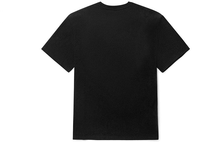 Vans Graffiti Alphabet Cartoon Printing Sports Loose Short Sleeve Couple Style Black VN0A5F3JBLK