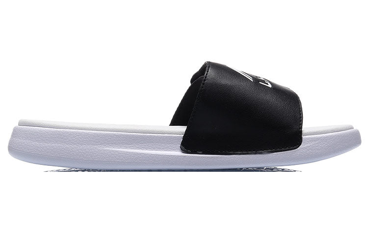 Li-Ning Li Slipper 'White Black' AGAR009-3