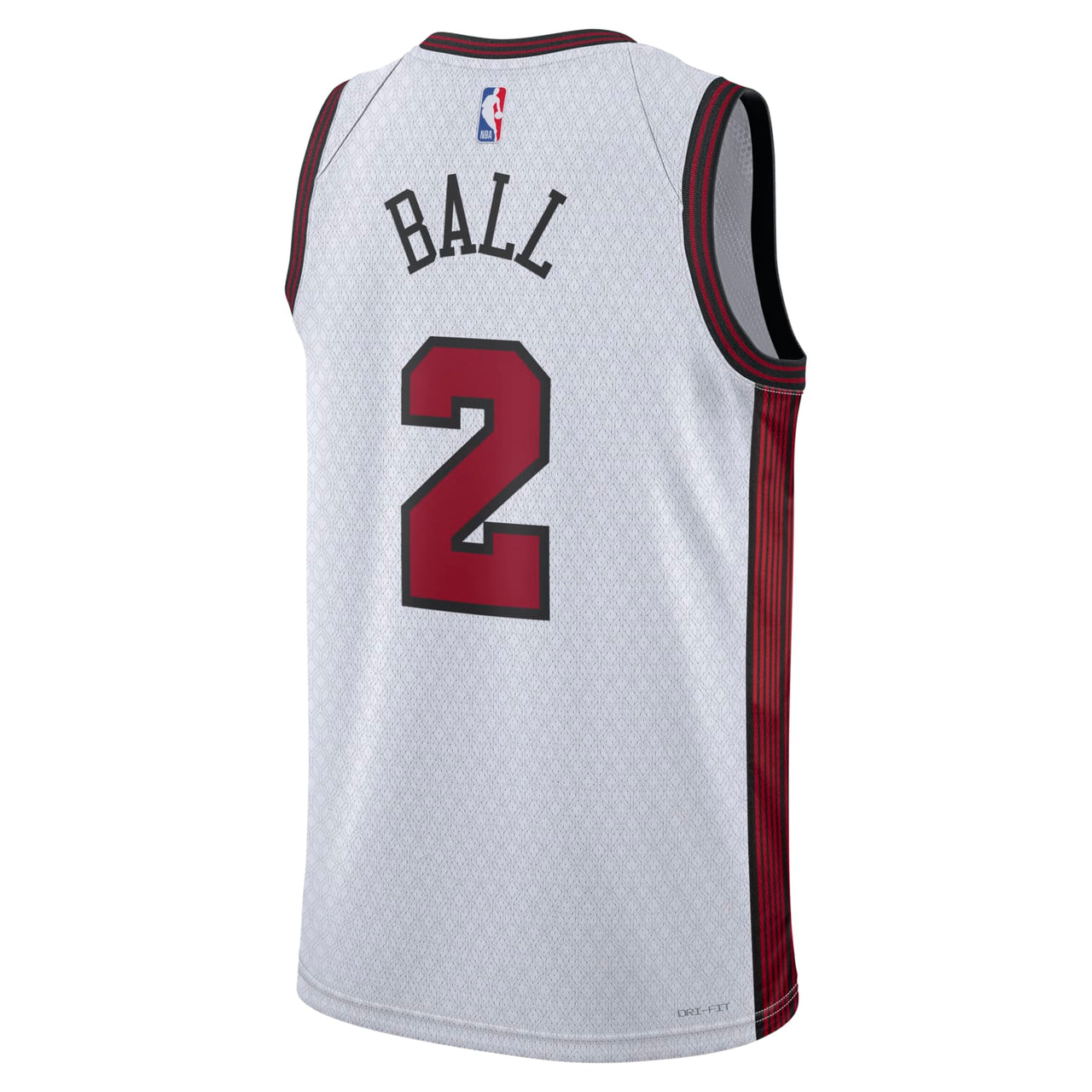 Nike x NBA Chicago Bulls Lonzo Ball Jerseys 'White' DO9588-103