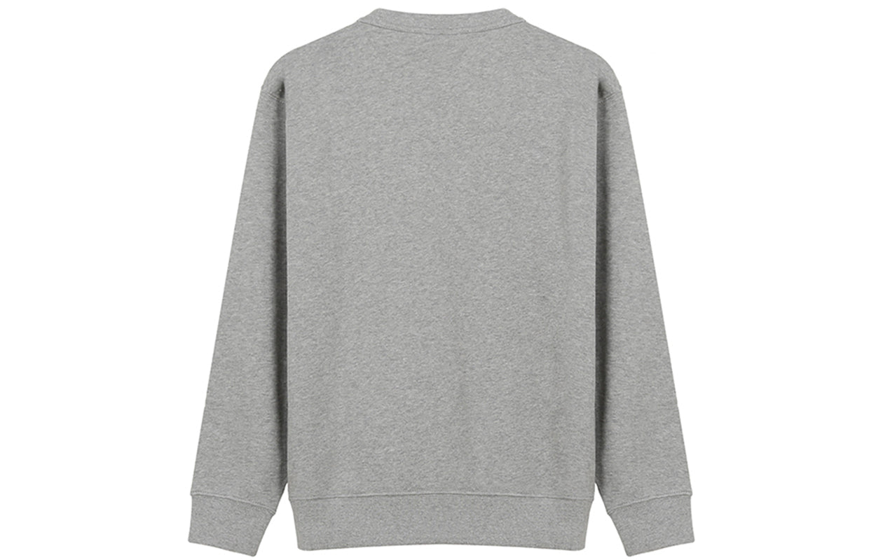 (WMNS) KENZO Embroidery Logo Round-neck Swea Gray FA62SW8204MO-94A