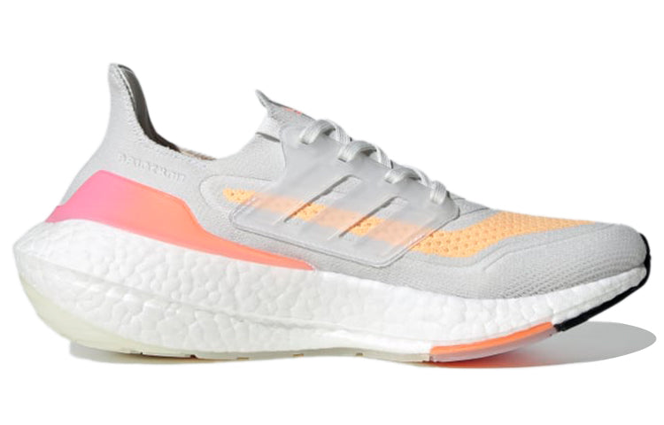 (WMNS) adidas UltraBoost 21 'White Acid Orange' FY0400