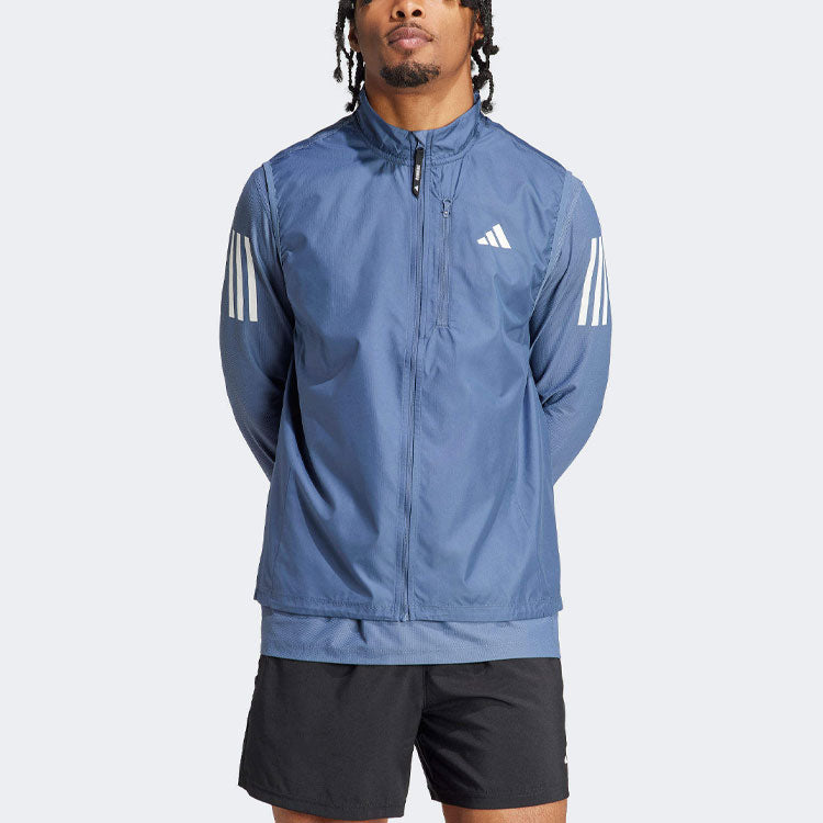 adidas Own the Run Vest Asia Sizing 'Blue' IN1496