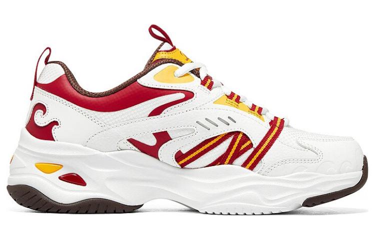(WMNS) Skechers D'LITES 4.0 'White red' 800006-NTRD