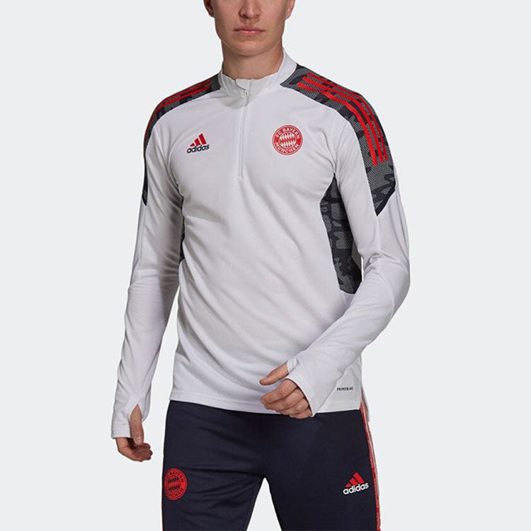 adidas Logo Stripe Colorblock Printing Slim Fit Jacket White GS6927